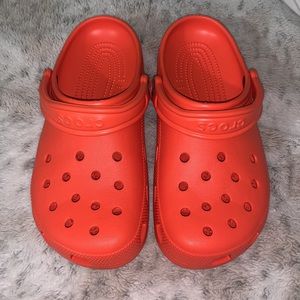 Women’s size 9 orange Crocs